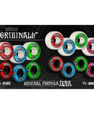 Rodas bones 100s 5 formula v5 sidecut black - 54mm
