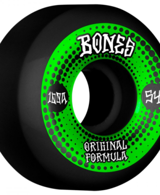 Rodas bones 100s 5 formula v5 sidecut black - 54mm