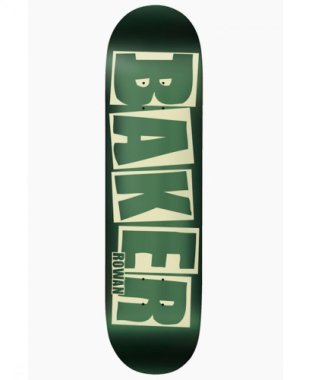 Tábua baker rowan zorilla brand logo green foil - 8.0"